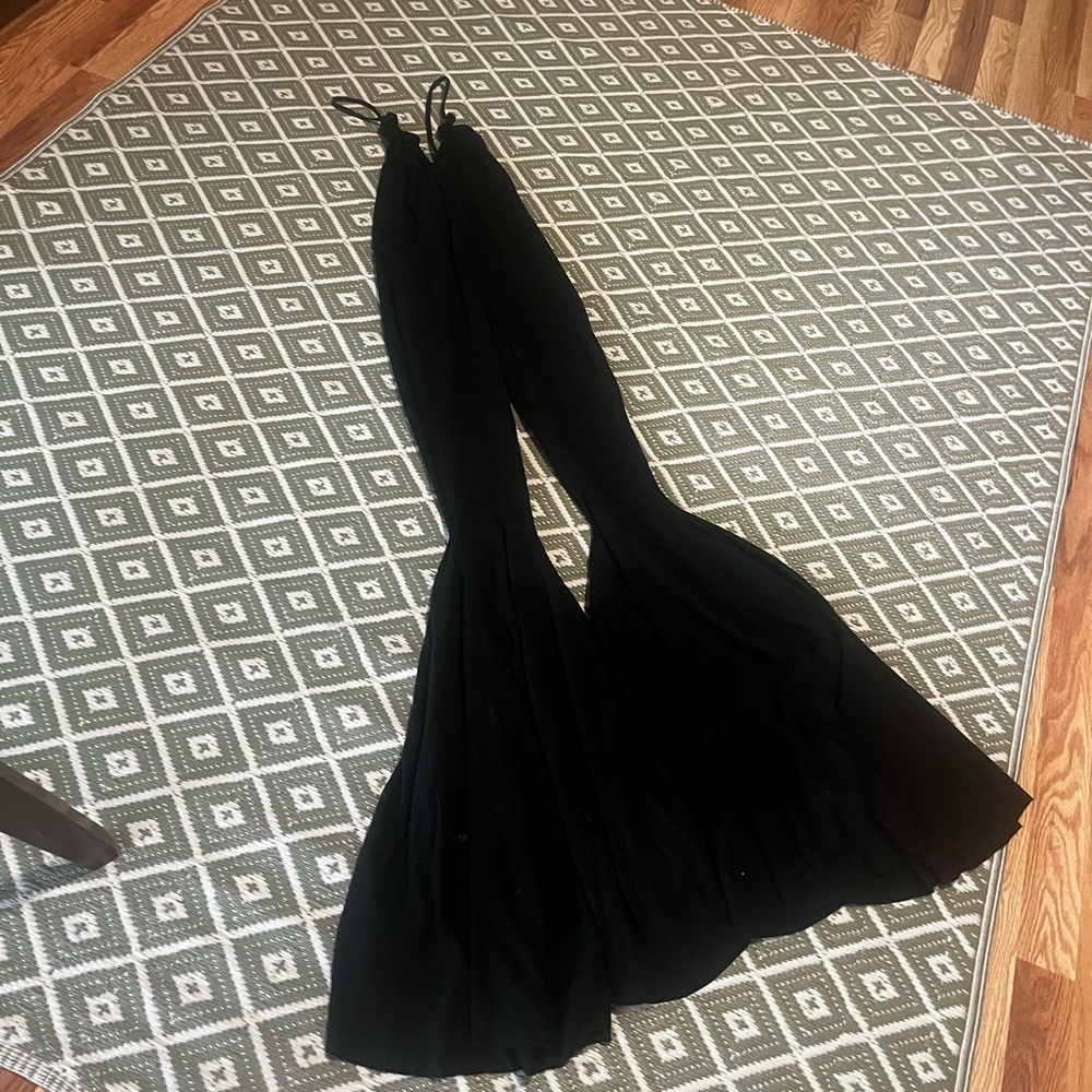 Dolls kill sexy bell bottom jumpsuit